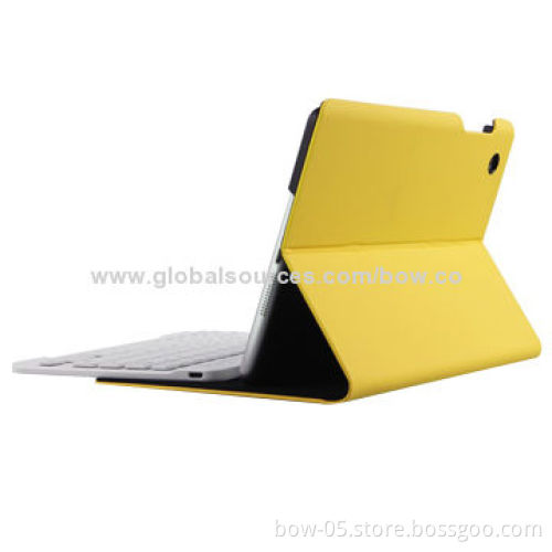 Detachable Universal Wireless Bluetooth Keyboard Foldable Leather Case for iPad Mini 1/Retina, 4.2VNew